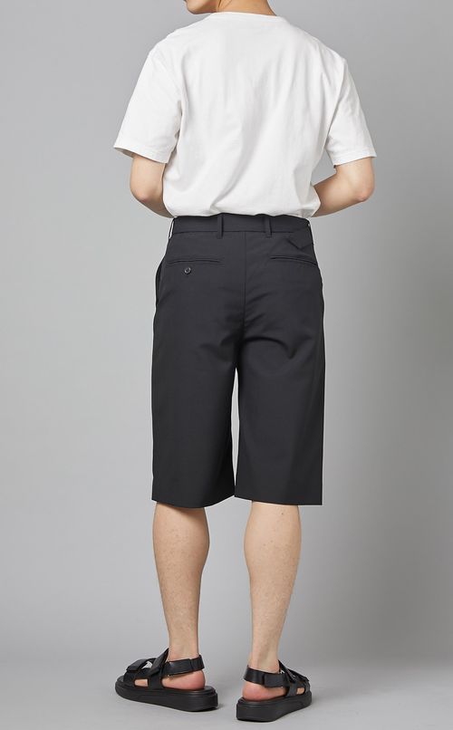 ウールベルテッドショーツ