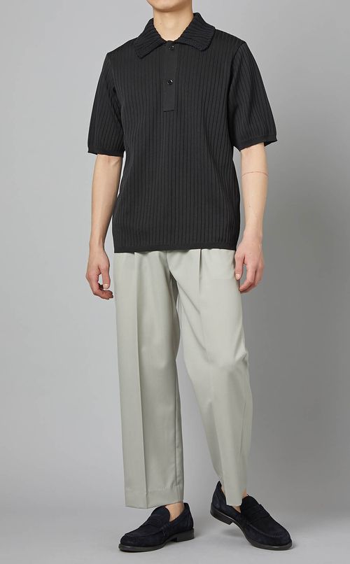 ウールベルテッドパンツ