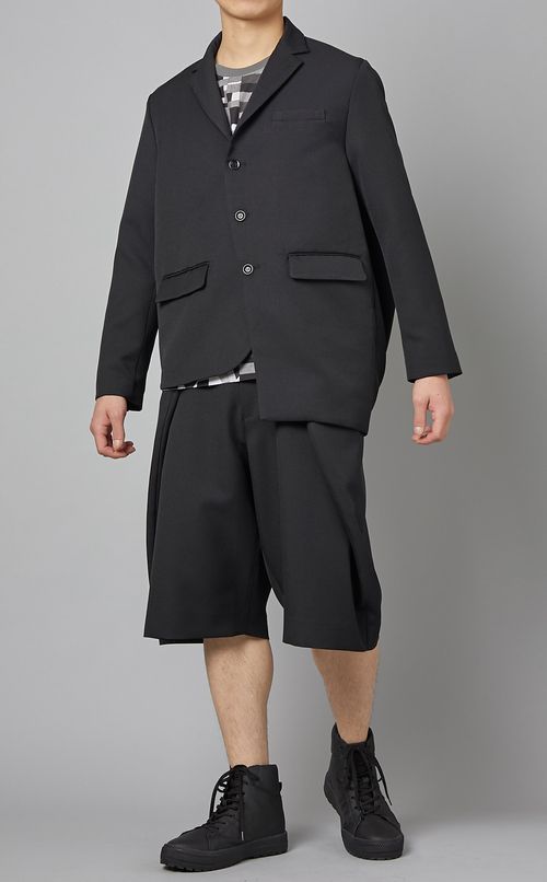 パッチワークプリントブロードTシャツ