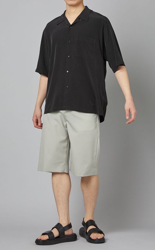 ウールベルテッドショーツ