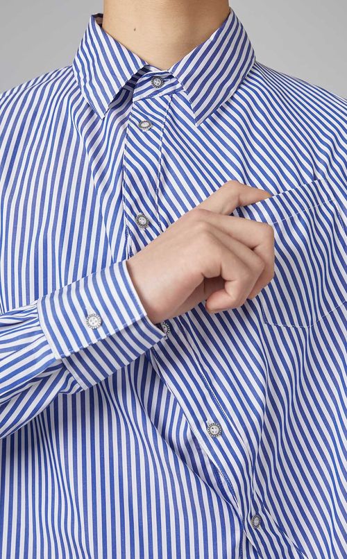 ボールストライプシャツ