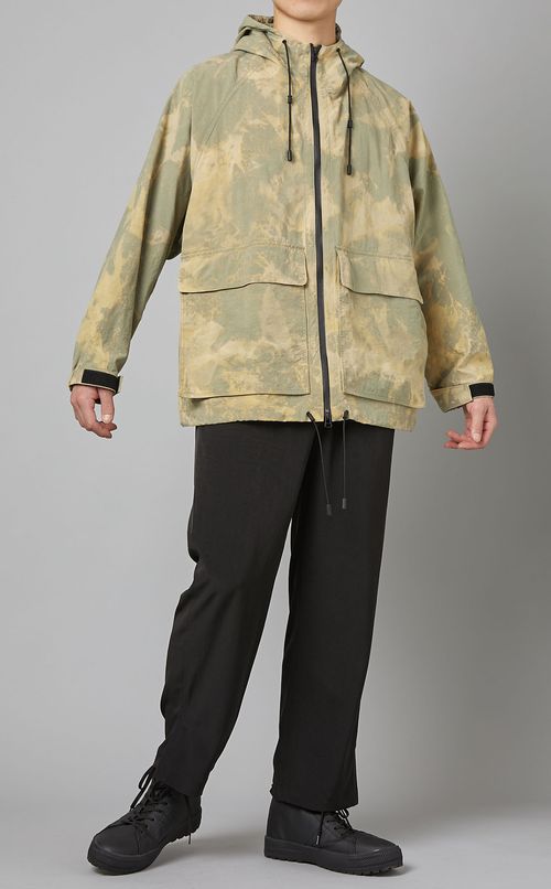 カモフラージュフーディジャケット