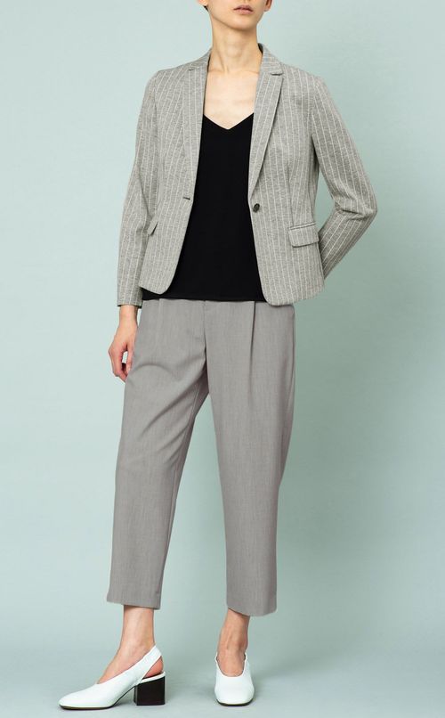 ストライプテーラードジャケット