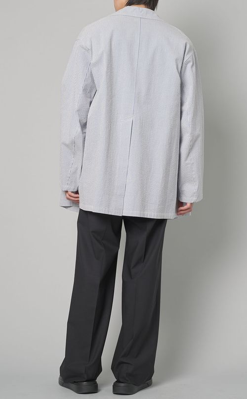 スヴィンシアサッカーシャツジャケット