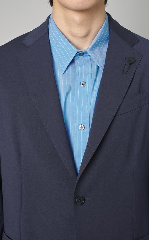 ウールストレッチ3B2パッチジャケット