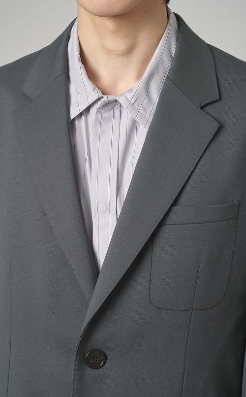 ギャバジン1ボタンジャケット