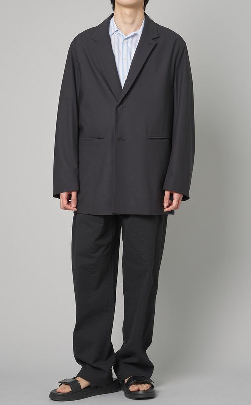 ウールトロミニマルジャケット