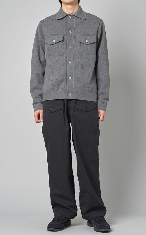 ニットトラッカージャケット