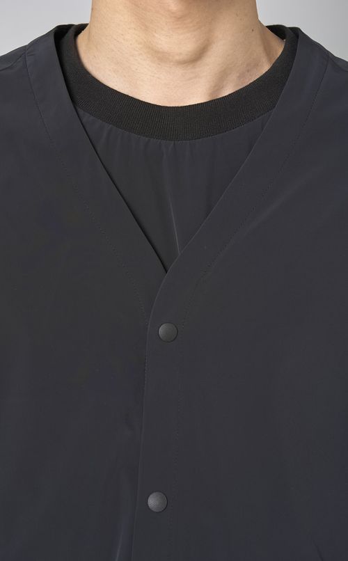 ナイロンストレッチシェルカーディガン