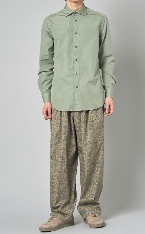 コットンペイズリーギャザーパンツ