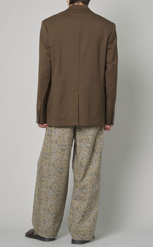 ギャバジン1ボタンジャケット