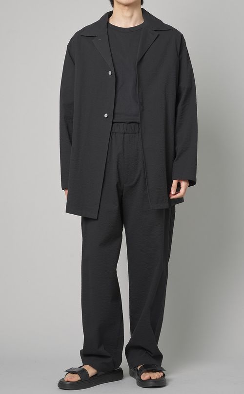 スヴィンシアサッカーイージーパンツ