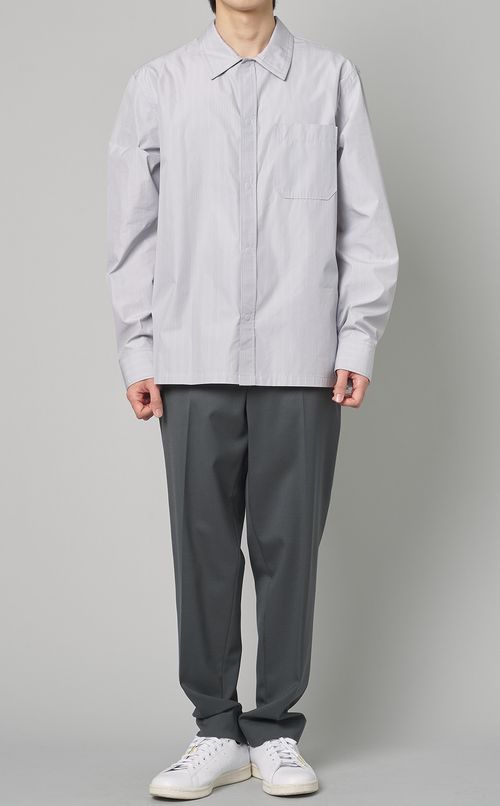 ギャバジンテーパードパンツ