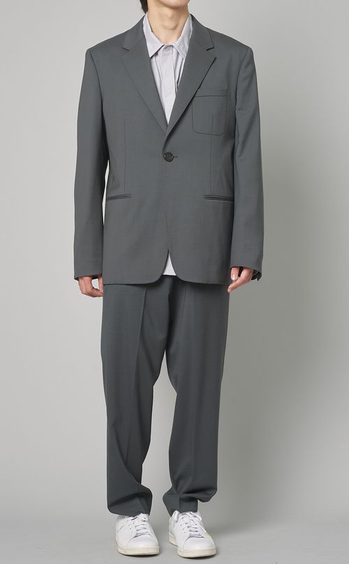 ギャバジンテーパードパンツ