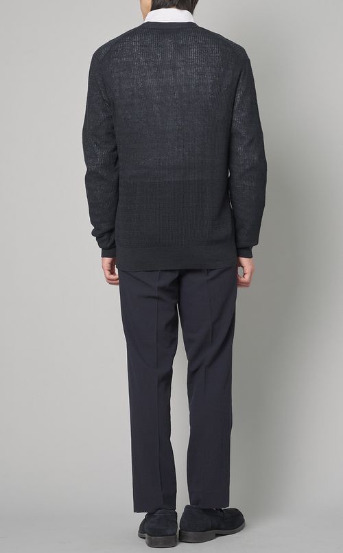 リネンケーブルカーディガン