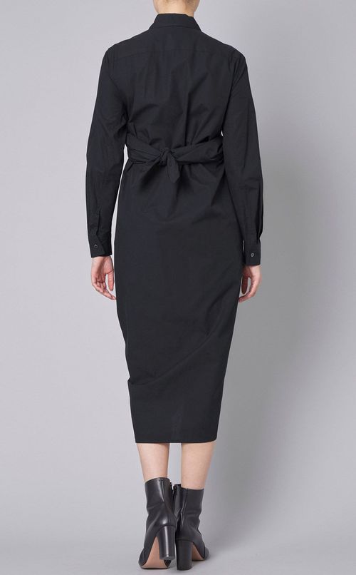 ラップパネルシャツワンピース