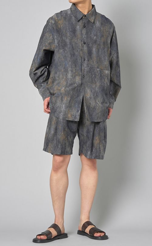 ジャカードヒズシャツ