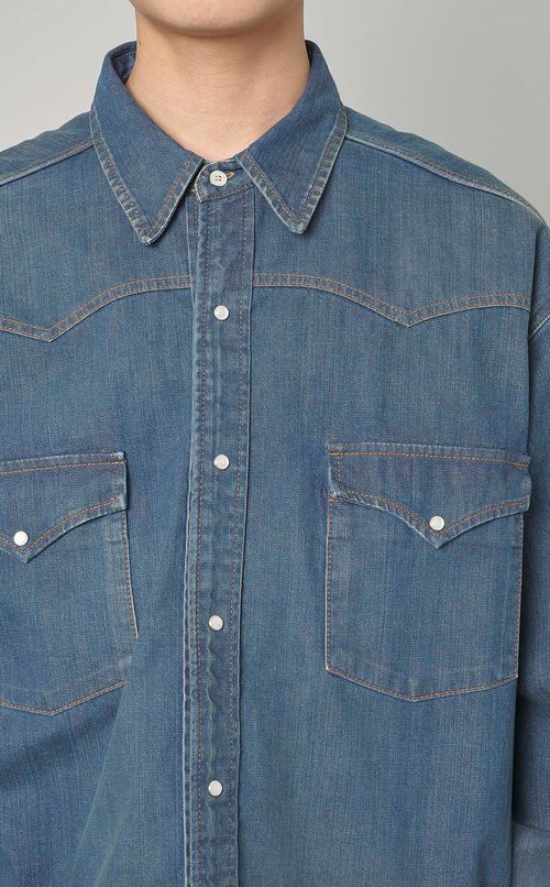 デニムビッグシャツ