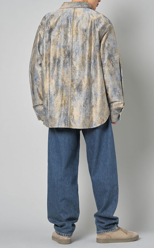 ジャカードヒズシャツ