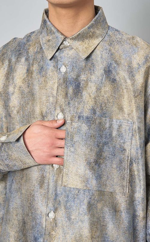 ジャカードヒズシャツ