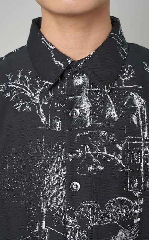 グラフィックヒズシャツ