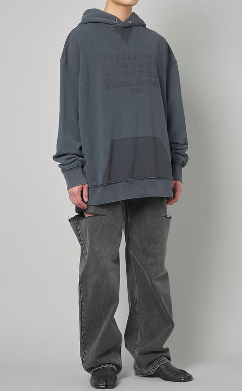 デニムサイドスリットパンツ