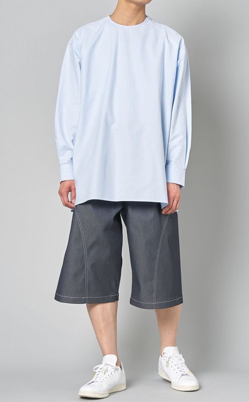 テックデニムハーフパンツ