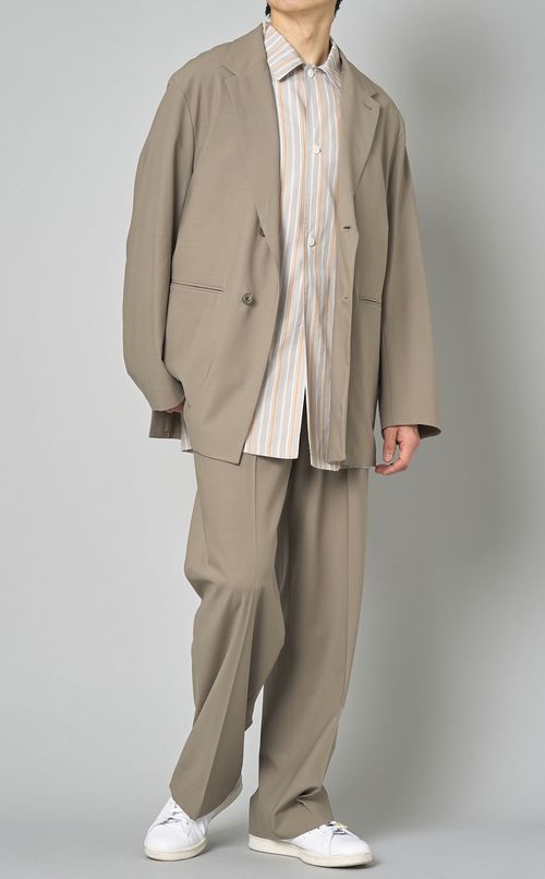 ストライプシャツジャケット