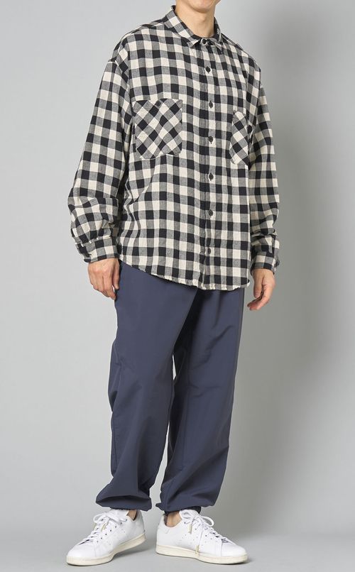 ナイロンイージーリブパンツ