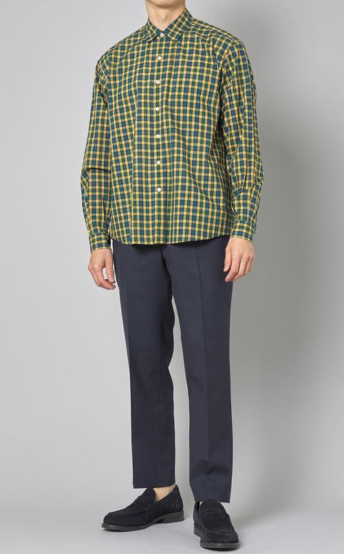 リバティーチェックレギュラーシャツ