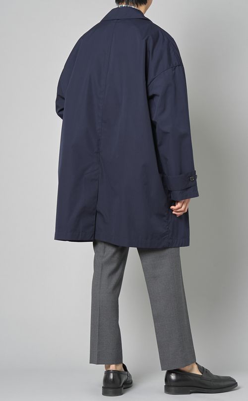 ワイドステンカラーコート