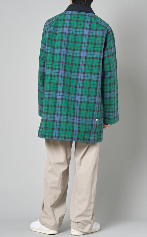 タータンチェックハンティングコート