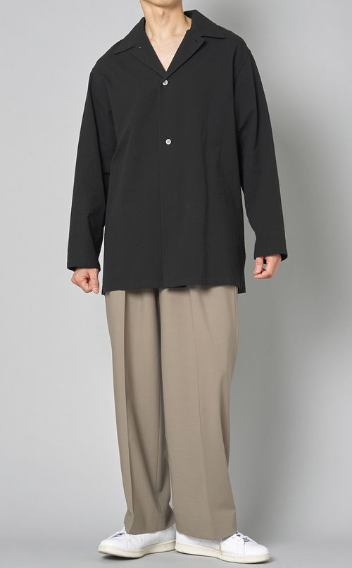 スヴィンシアサッカーシャツジャケット