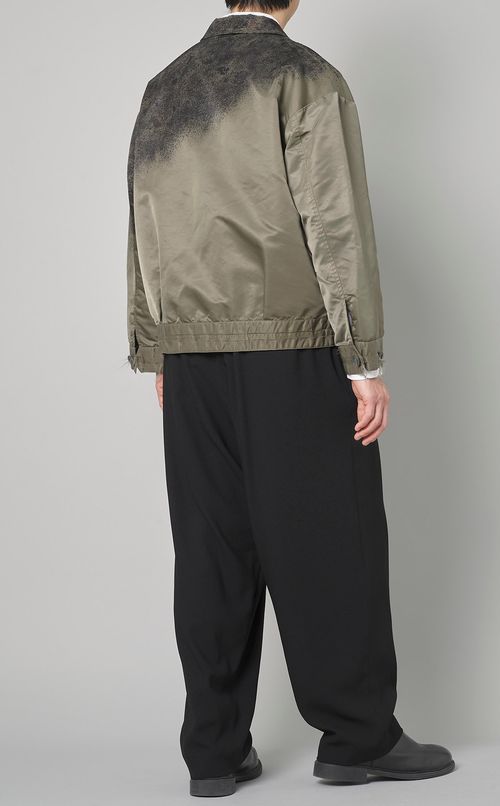 ペイントナイロンブルゾン