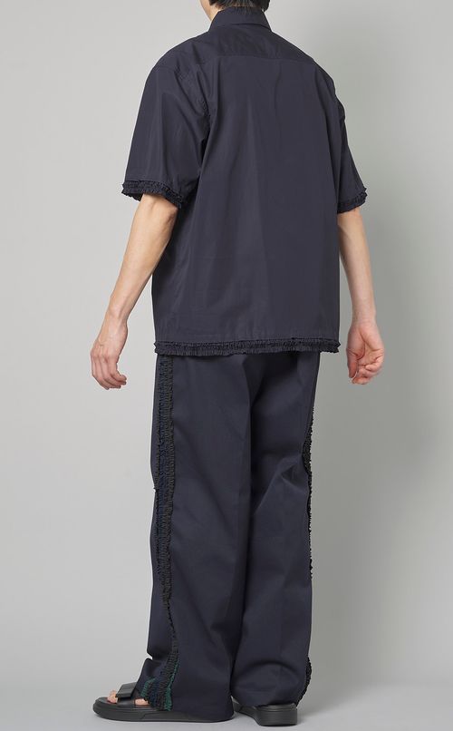 フリルショートスリーブシャツ