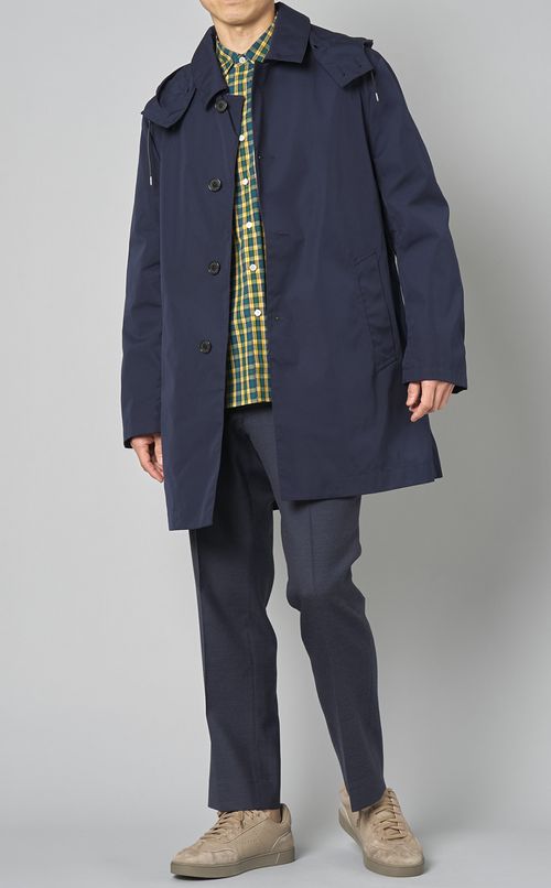 ダービーフーデッドコート