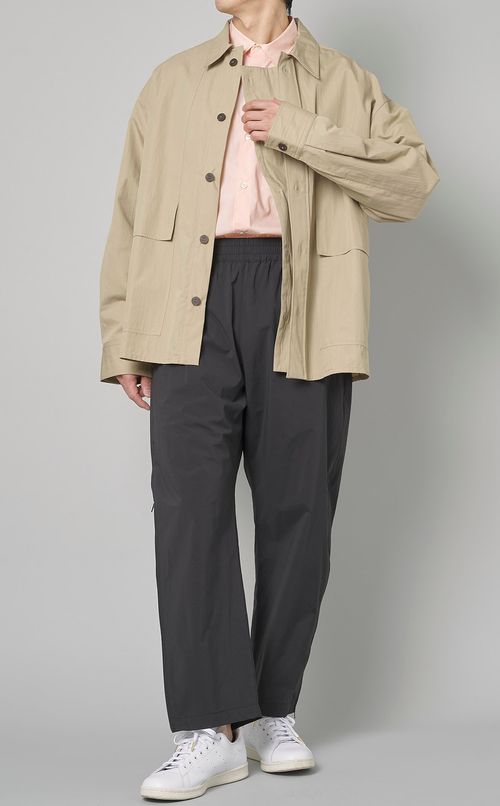 ナイロンジップヘムパンツ