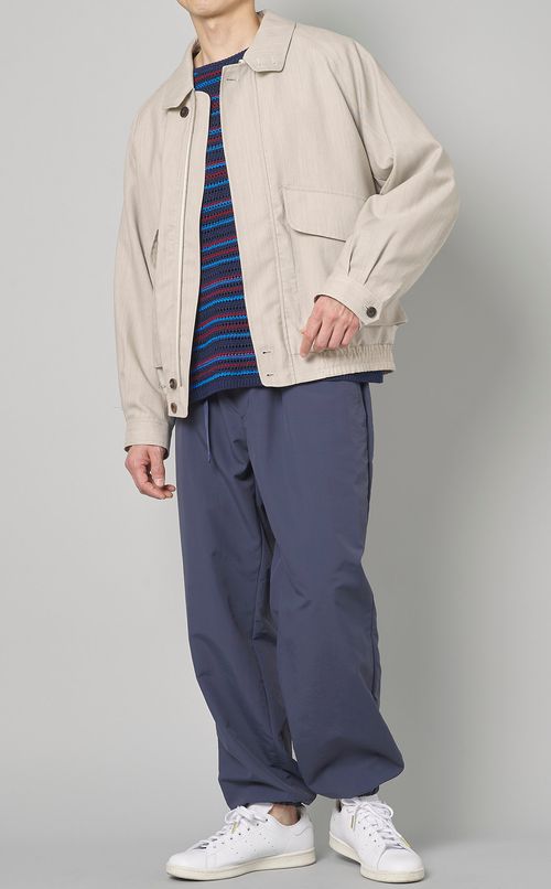 ナイロンイージーリブパンツ