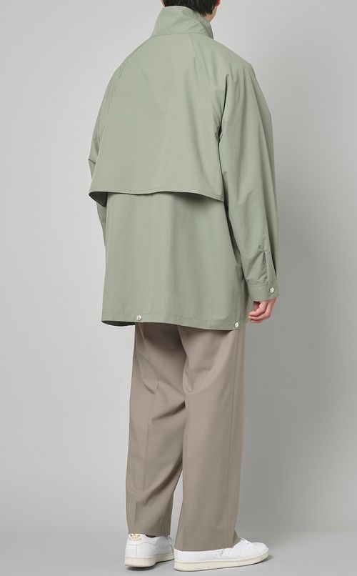 タフタ2wayスタンドカラーコート