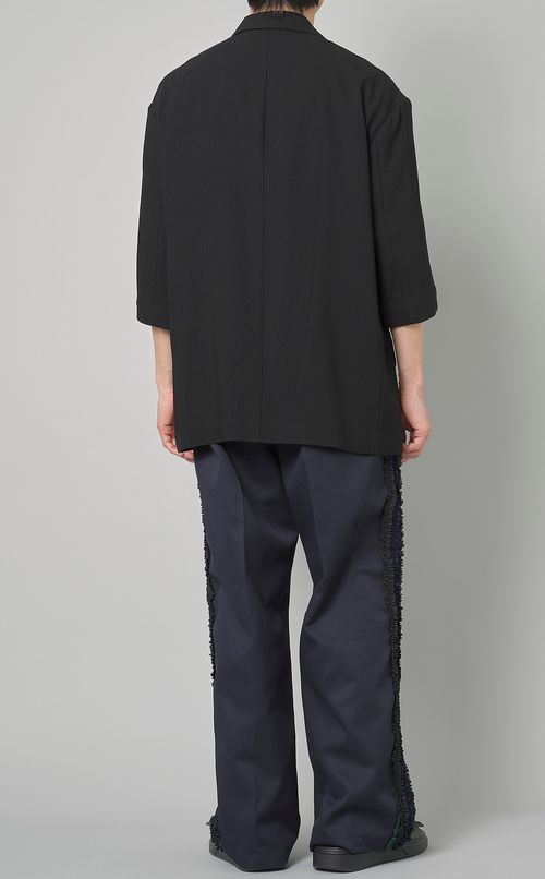 2ボタンハーフスリーブジャケット