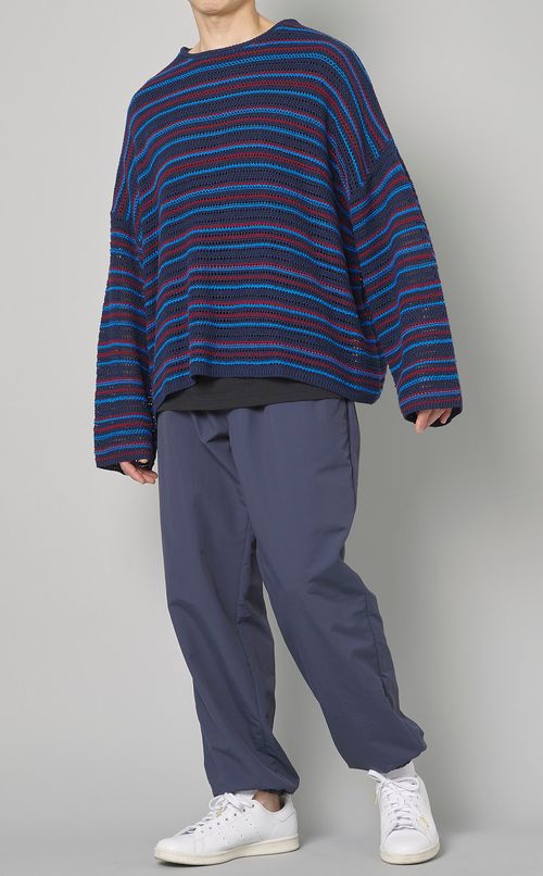 ナイロンイージーリブパンツ