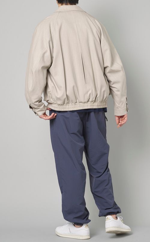 メランジウールショートブルゾン