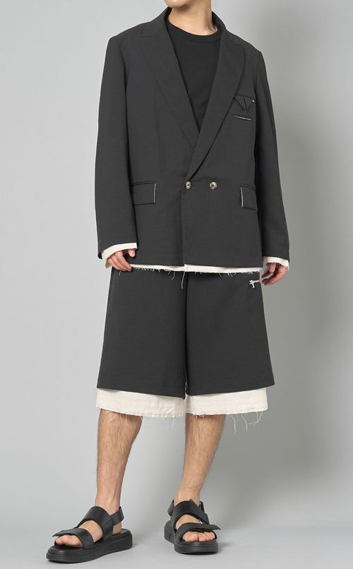 レイヤードショートパンツ