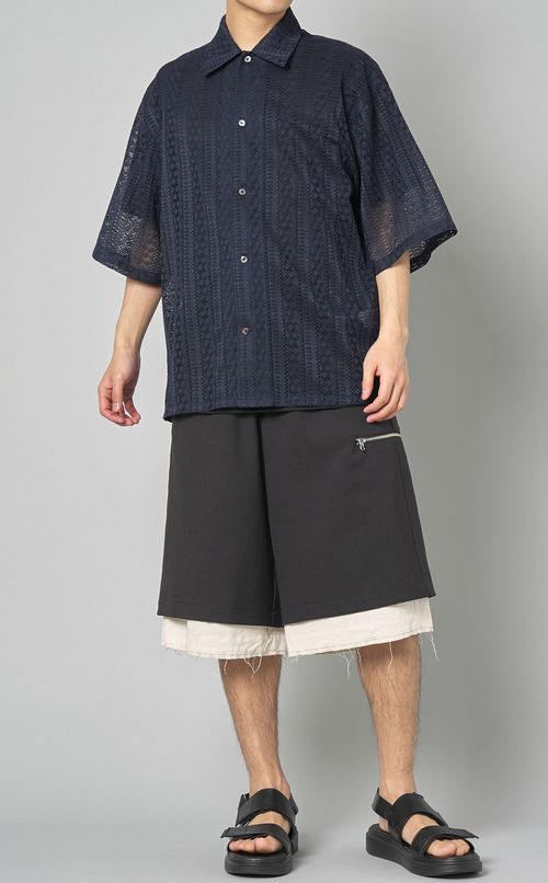 レイヤードショートパンツ