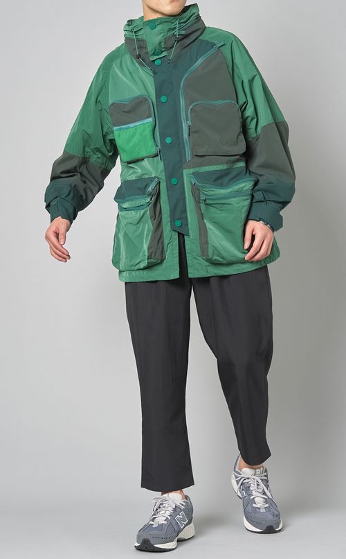 ポリエステルタフタテーパードパンツ