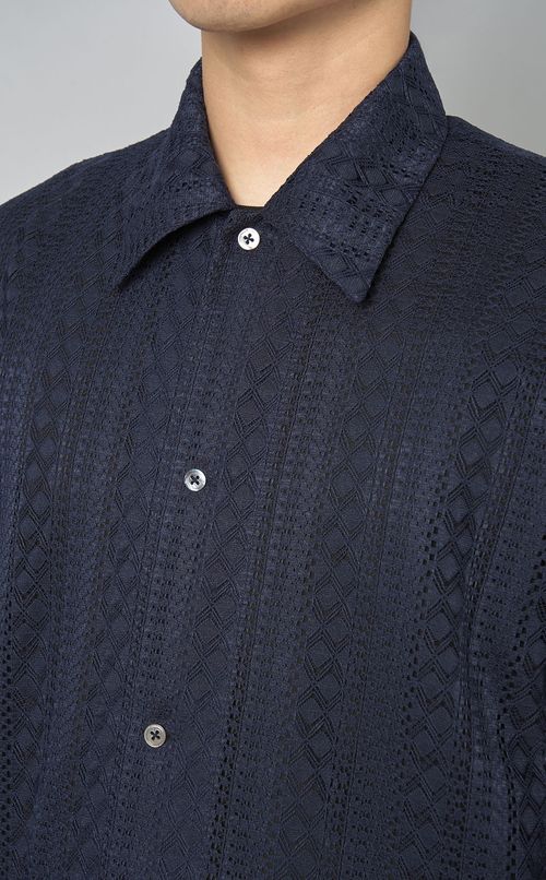 ショートスリーブレースシャツ