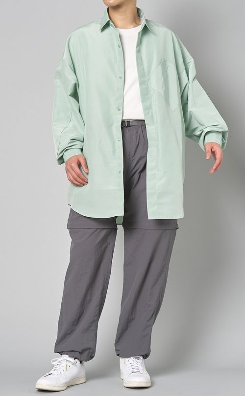 タッサーシャツジャケット