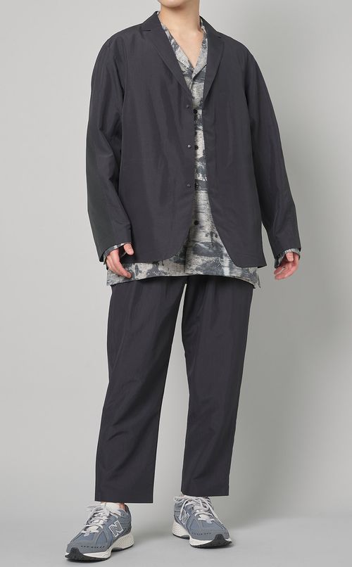 ポリエステルタフタテーパードパンツ