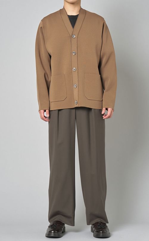 ミラノリブVネックカーディガン