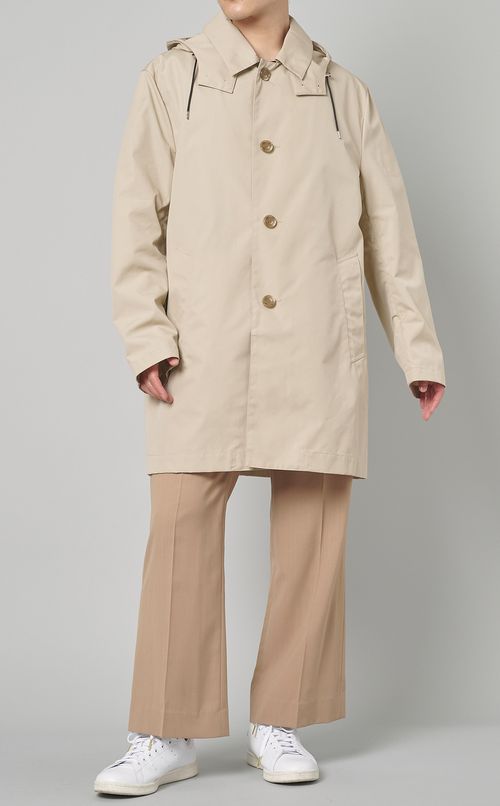 ダービーフーデッドコート